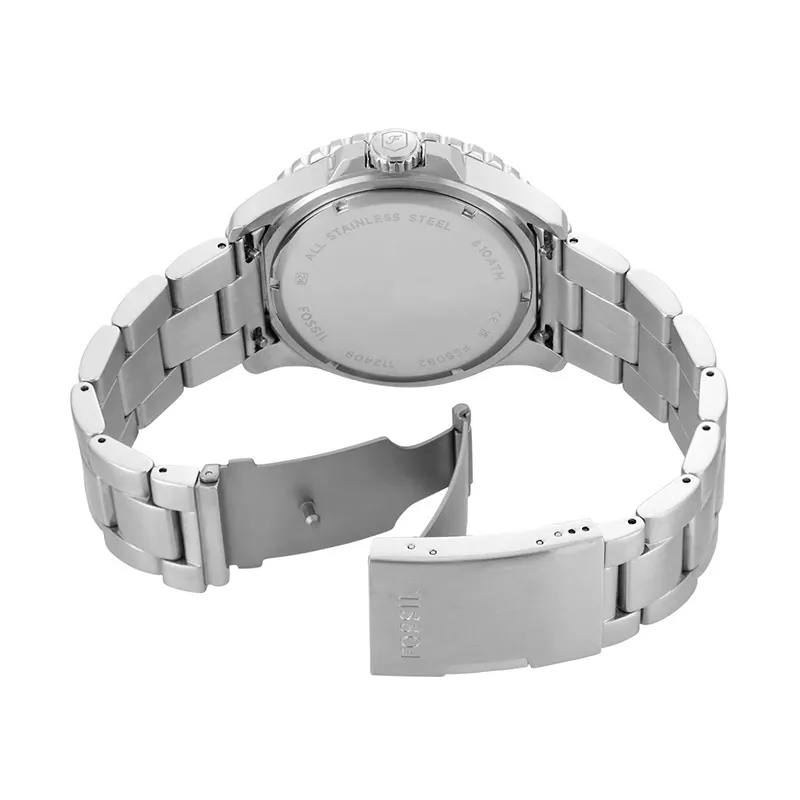 Fossil GMT Black Dial Pepsi Bezel Men’s Watch- FS6092